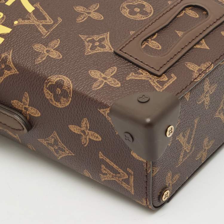 Pre Owned Louis Vuitton Vintage Monogram Canvas N°7 Vertical Box Trunk