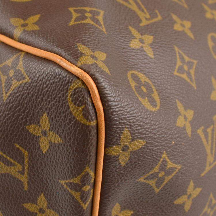 Pre Owned Louis Vuitton Keepall 60 Monogram Duffle Handbag