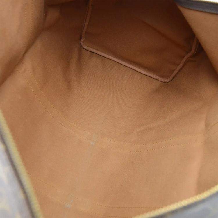 Pre Owned Louis Vuitton Keepall 60 Monogram Duffle Handbag