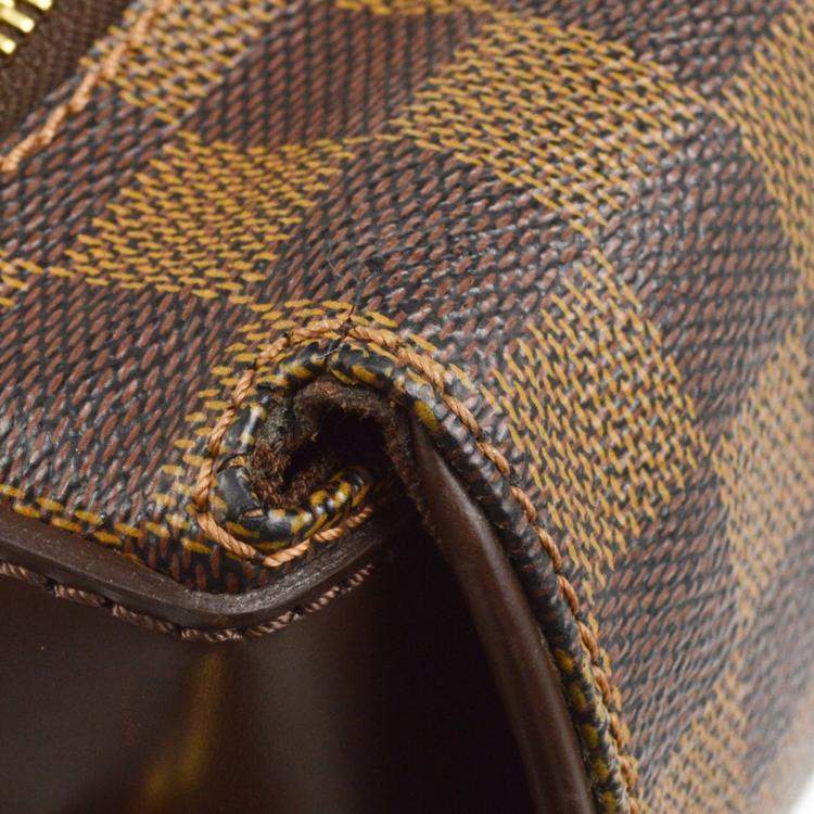 Pre Owned Louis Vuitton Spencer Damier Ebene Laptop Shoulder Bag