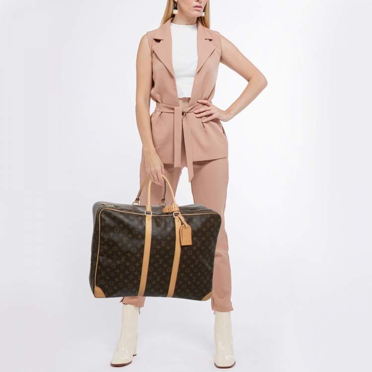 Pre Owned Louis Vuitton Monogram Canvas Sirius 55 Suitcase