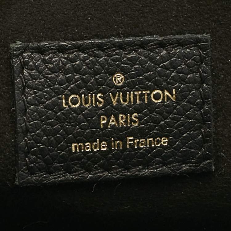 Pre Owned Louis Vuitton Black Monogram Empreinte Leather Saint Germain PM Bag
