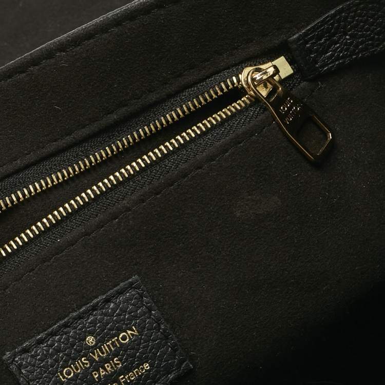 Pre Owned Louis Vuitton Black Monogram Empreinte Leather Saint Germain PM Bag