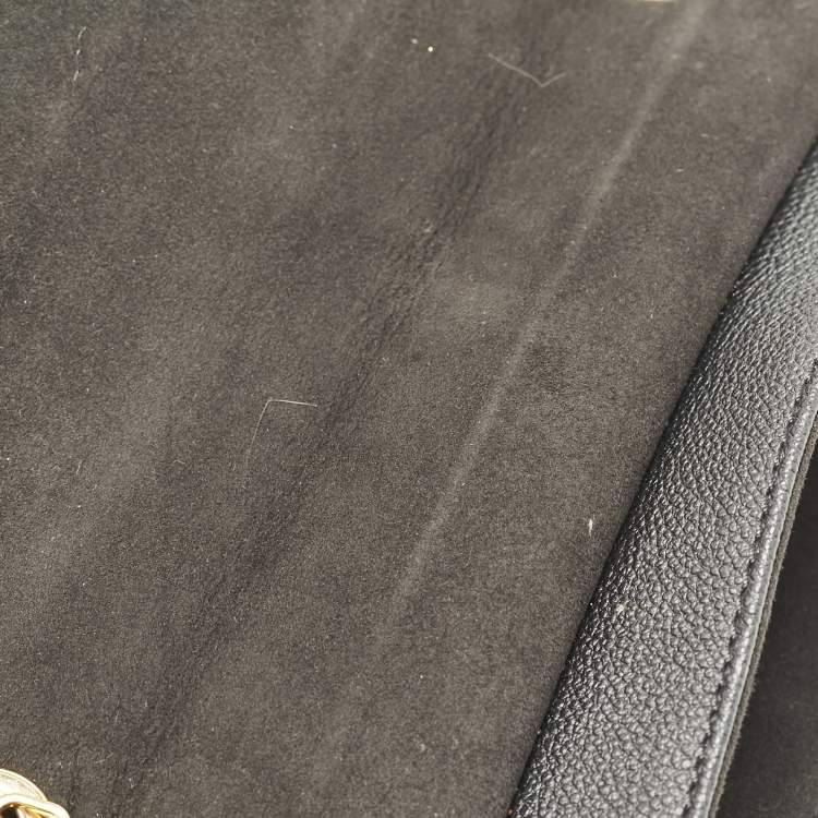 Pre Owned Louis Vuitton Black Monogram Empreinte Leather Saint Germain PM Bag