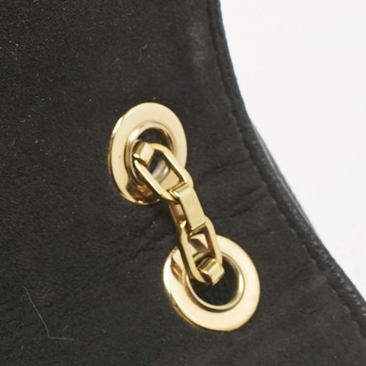 Pre Owned Louis Vuitton Black Monogram Empreinte Leather Saint Germain PM Bag