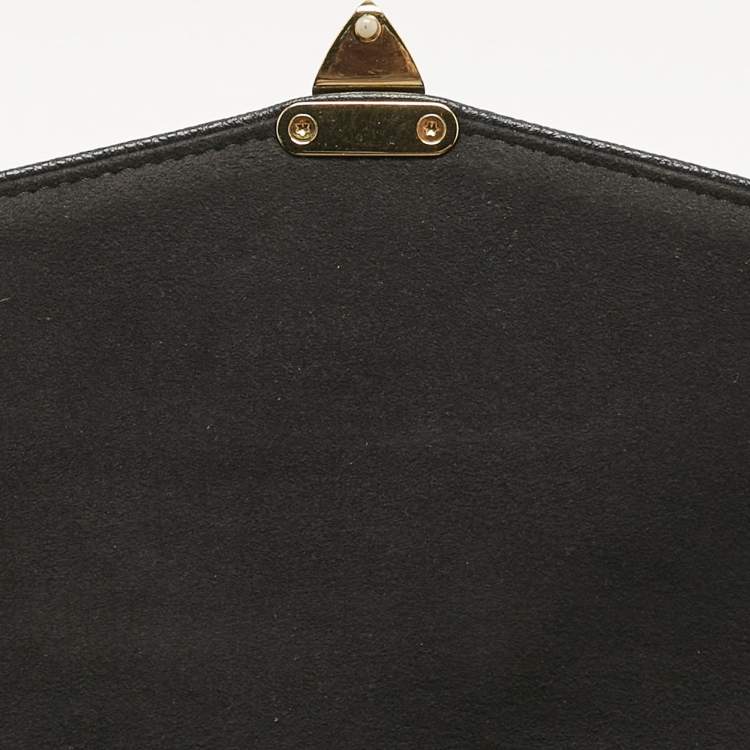 Pre Owned Louis Vuitton Black Monogram Empreinte Leather Saint Germain PM Bag