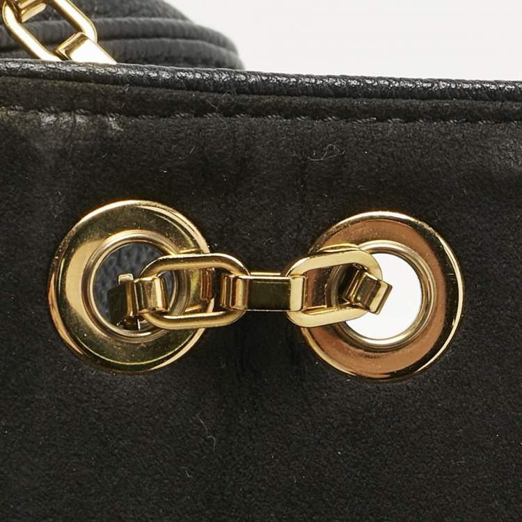 Pre Owned Louis Vuitton Black Monogram Empreinte Leather Saint Germain PM Bag