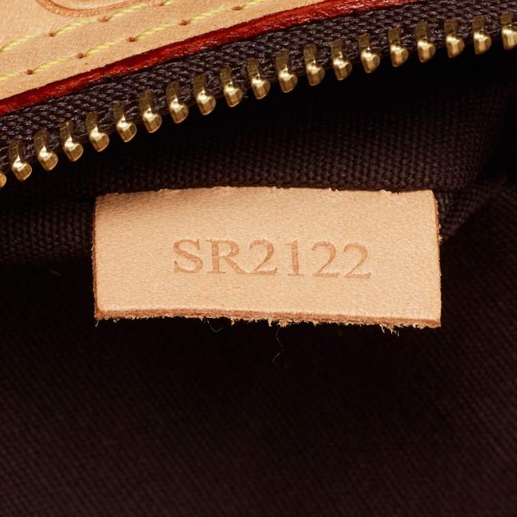 Pre Owned Louis Vuitton Amarante Monogram Vernis Brea GM Bag