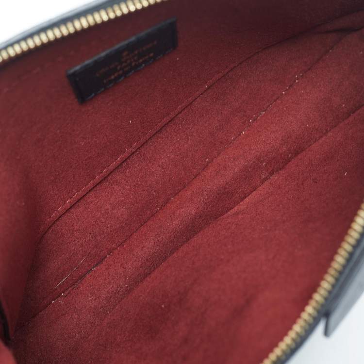Pre Owned Louis Vuitton Black/Beige Empreinte Leather Multi Pochette Accessoires Bag