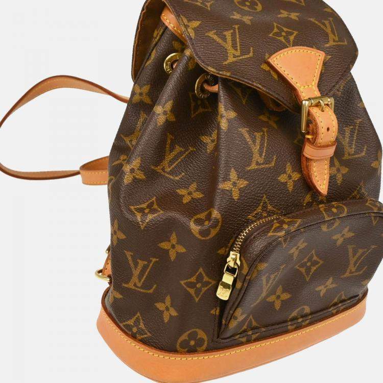Pre Owned Louis Vuitton Mini Montsouris Monogram Canvas Backpack