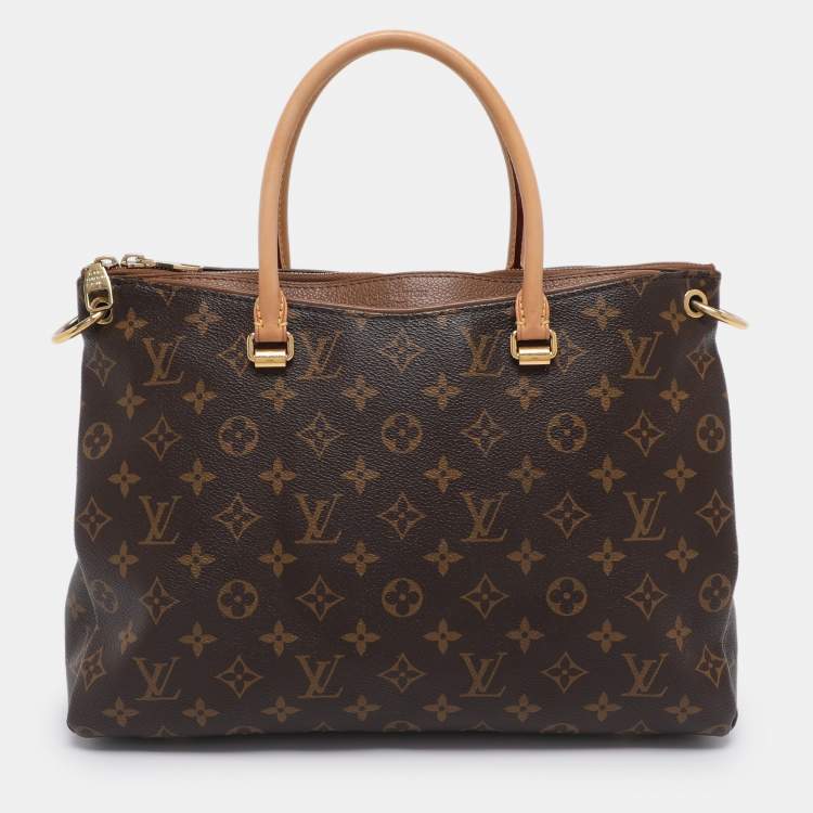 Pre Owned Louis Vuitton Monogram Canvas Pallas MM Bag