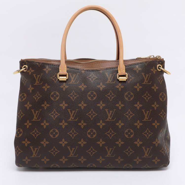 Pre Owned Louis Vuitton Monogram Canvas Pallas MM Bag