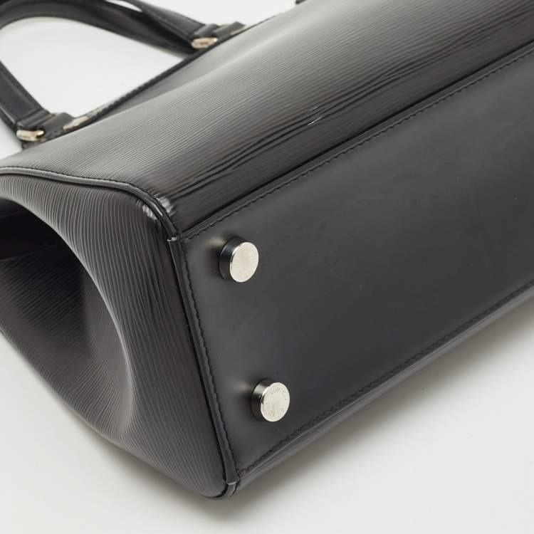 Pre Owned Louis Vuitton Black Epi Leather Brea MM Bag
