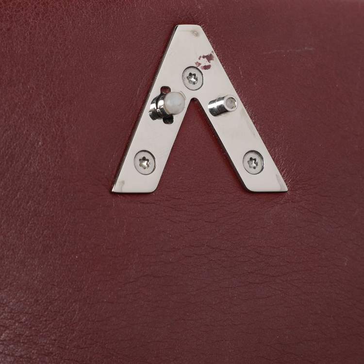 Pre Owned Louis Vuitton Bordeaux Malletage Leather GO-14 PM Bag