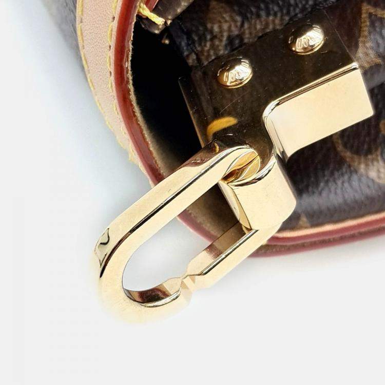 Pre Owned Louis Vuitton Brown Coated Canvas Monogram Soft Dauphine GM bag