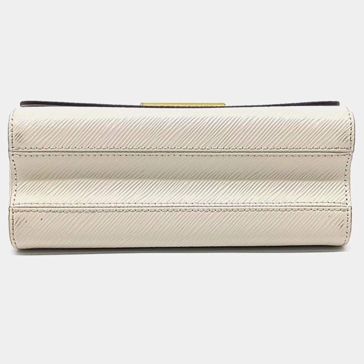 Pre Owned Louis Vuitton Cream Leather Epi Twist MM bag