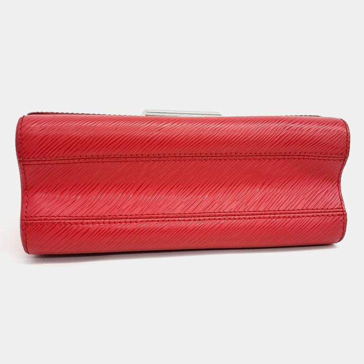 Pre Owned Louis Vuitton Red Epi Leather Epi Twist MM bag