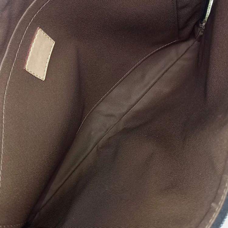 Pre Owned Louis Vuitton Brown Coated Canvas Monogram Etu Voyage MM bag