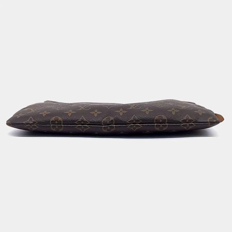 Pre Owned Louis Vuitton Brown Coated Canvas Monogram Etu Voyage MM bag