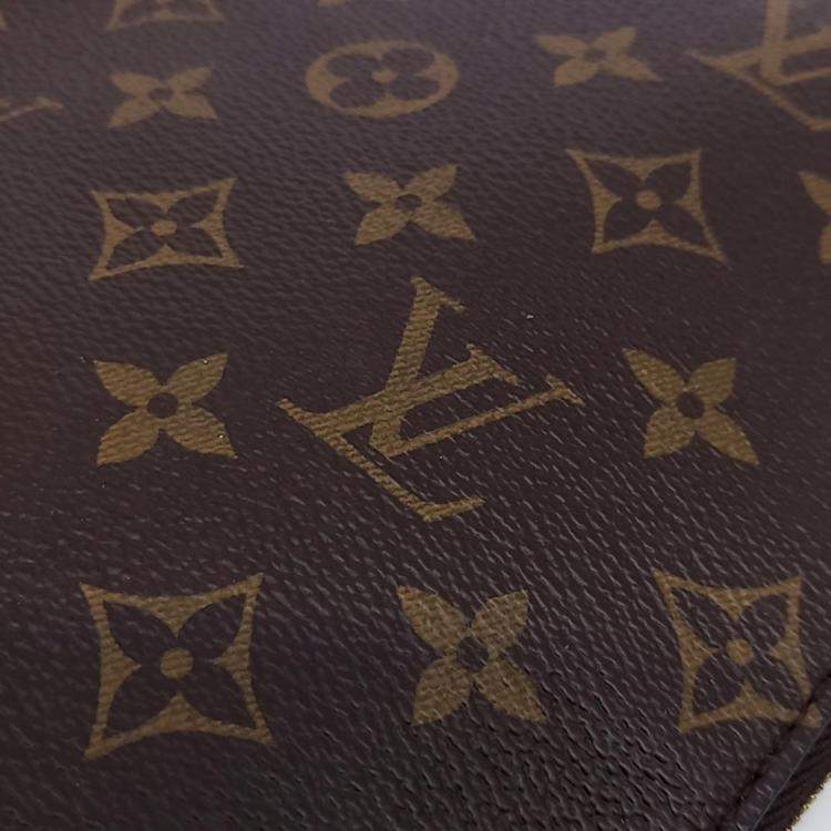 Pre Owned Louis Vuitton Brown Coated Canvas Monogram Etu Voyage MM bag
