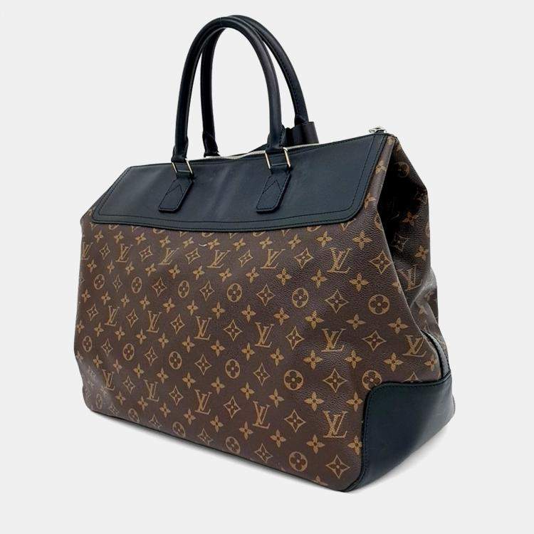 Pre Owned Louis Vuitton Brown PVC Makassar Neo Greenwich bag