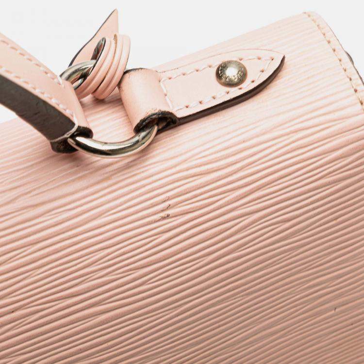 Pre Owned Louis Vuitton Pink Epi Cluny BB Bag