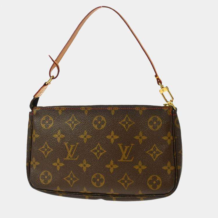 Pre Owned Louis Vuitton Monogram Cherry Pochette Accessoires Handbag