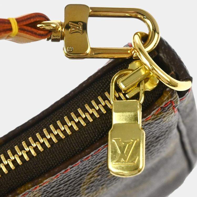 Pre Owned Louis Vuitton Monogram Cherry Pochette Accessoires Handbag
