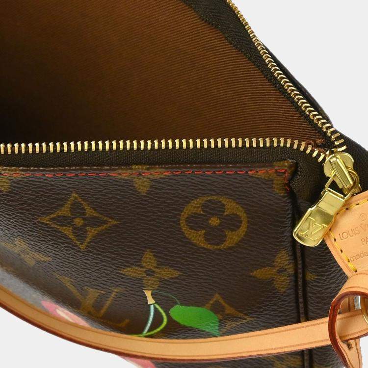 Pre Owned Louis Vuitton Monogram Cherry Pochette Accessoires Handbag