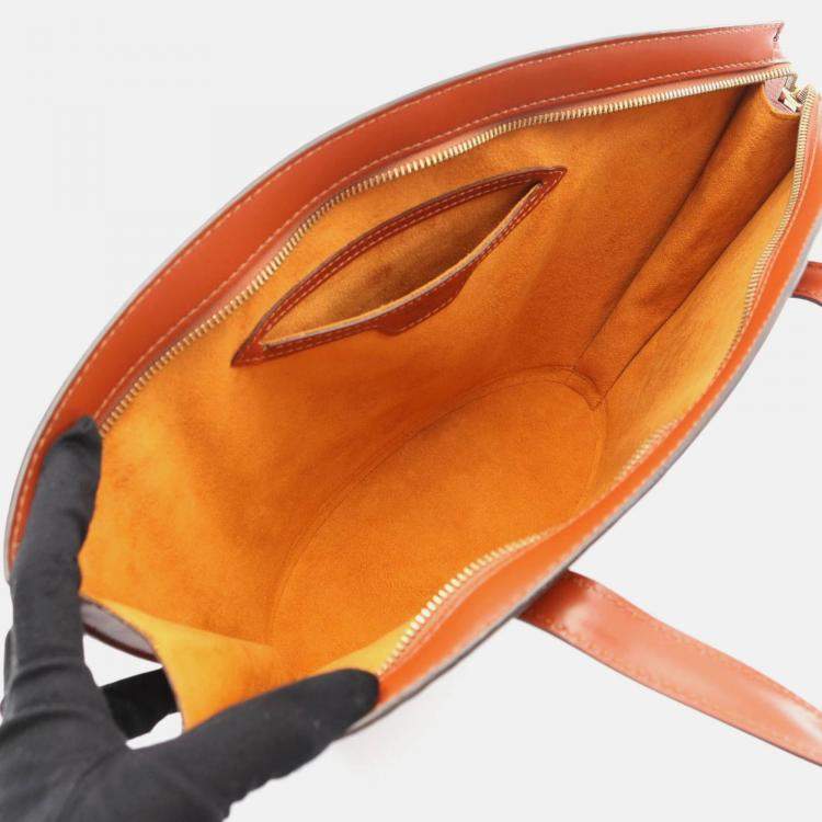 Pre Owned Louis Vuitton Saint Jacques GM Kenyan Fawn Epi Leather Bag