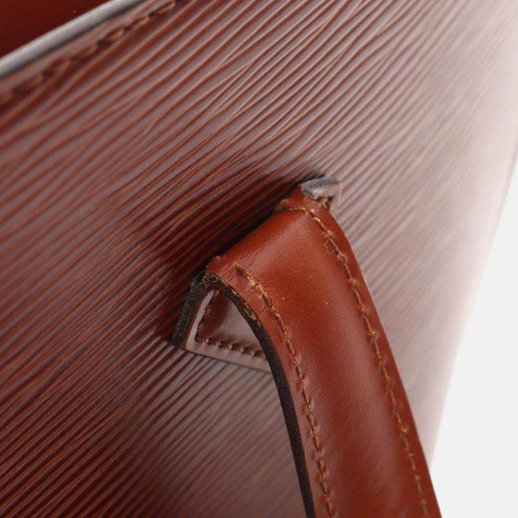 Pre Owned Louis Vuitton Saint Jacques GM Kenyan Fawn Epi Leather Bag