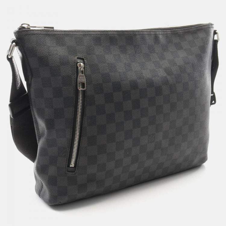 مملوكة مسبقًا Louis Vuitton Mick Mm Crossbody Shoulder Bag Damier Graphite Black