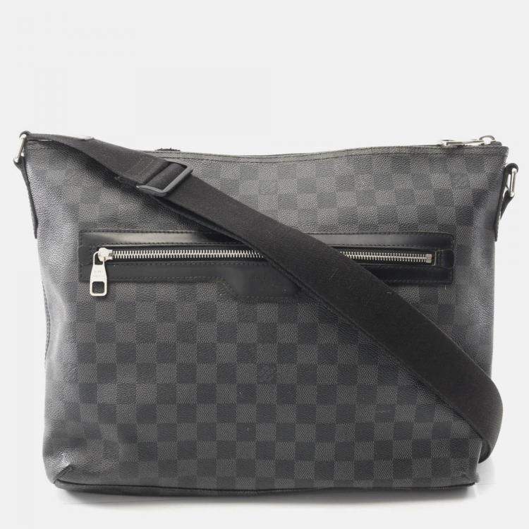 مملوكة مسبقًا Louis Vuitton Mick Mm Crossbody Shoulder Bag Damier Graphite Black