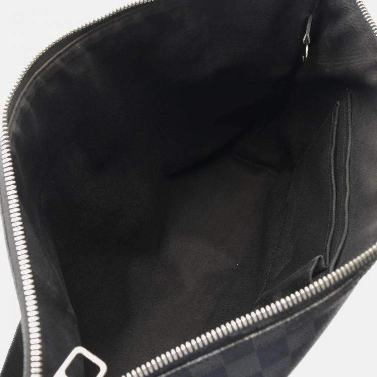 مملوكة مسبقًا Louis Vuitton Mick Mm Crossbody Shoulder Bag Damier Graphite Black