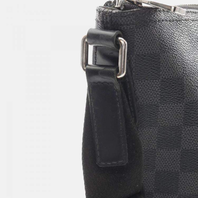مملوكة مسبقًا Louis Vuitton Mick Mm Crossbody Shoulder Bag Damier Graphite Black