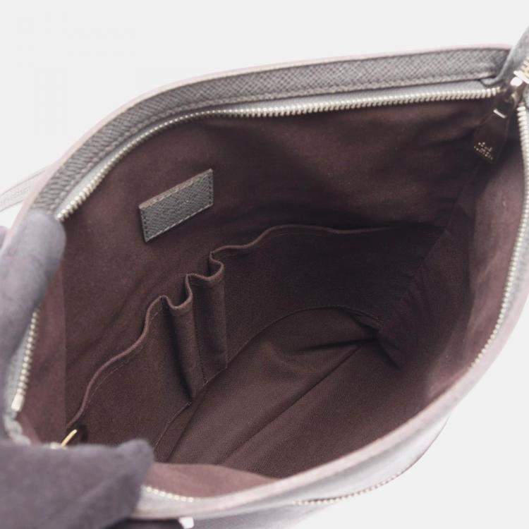 مملوكة مسبقًا Louis Vuitton Sasha Shoulder Crossbody Bag  Taiga Leather Gray Gres
