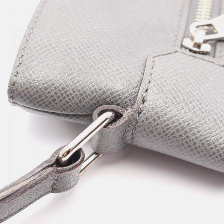 مملوكة مسبقًا Louis Vuitton Sasha Shoulder Crossbody Bag  Taiga Leather Gray Gres