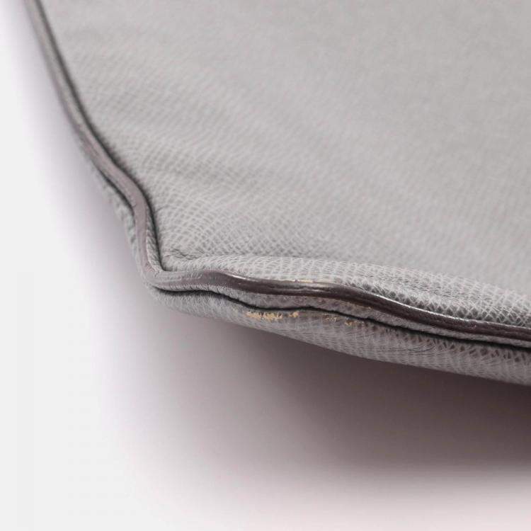 مملوكة مسبقًا Louis Vuitton Sasha Shoulder Crossbody Bag  Taiga Leather Gray Gres