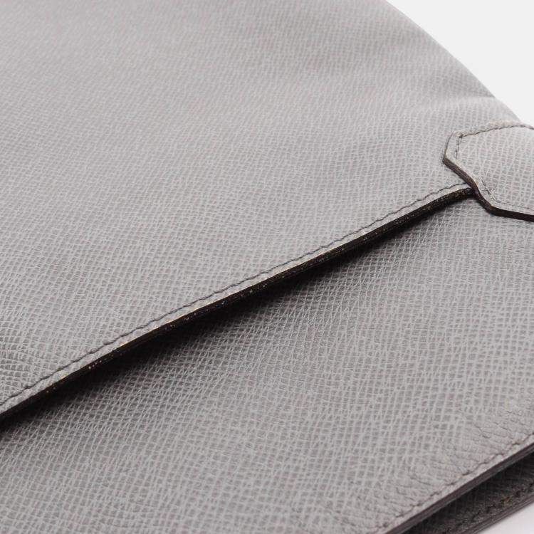 مملوكة مسبقًا Louis Vuitton Sasha Shoulder Crossbody Bag  Taiga Leather Gray Gres