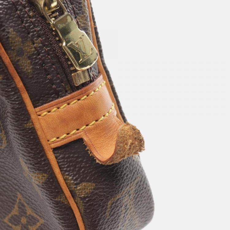 Pre Owned Louis Vuitton Pochette Marly Bandouliere Crossbody Shoulder Bag  Monogram