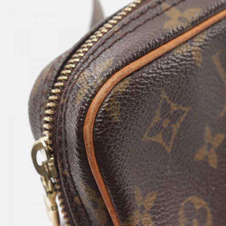 Pre Owned Louis Vuitton Pochette Marly Bandouliere Crossbody Shoulder Bag  Monogram