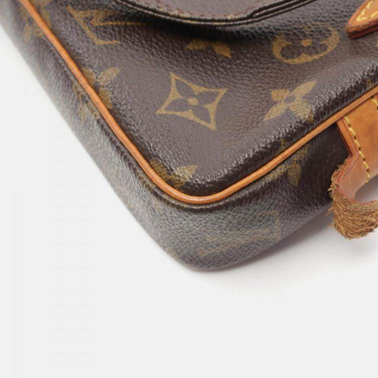 Pre Owned Louis Vuitton Pochette Marly Bandouliere Crossbody Shoulder Bag  Monogram