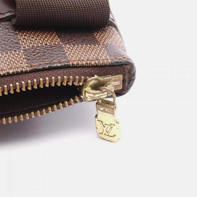 Pre Owned Louis Vuitton Pochette Mervil Damier Ebene