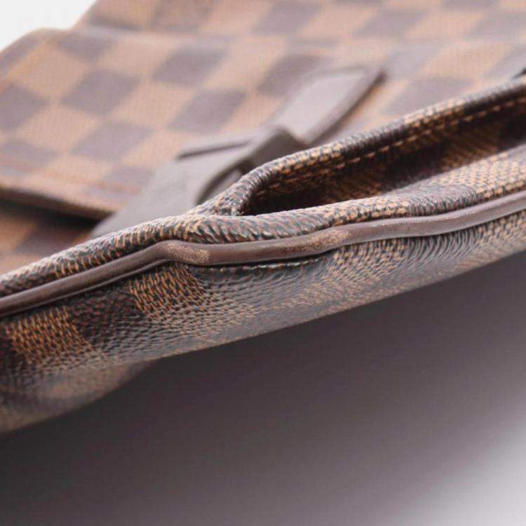 Pre Owned Louis Vuitton Pochette Mervil Damier Ebene