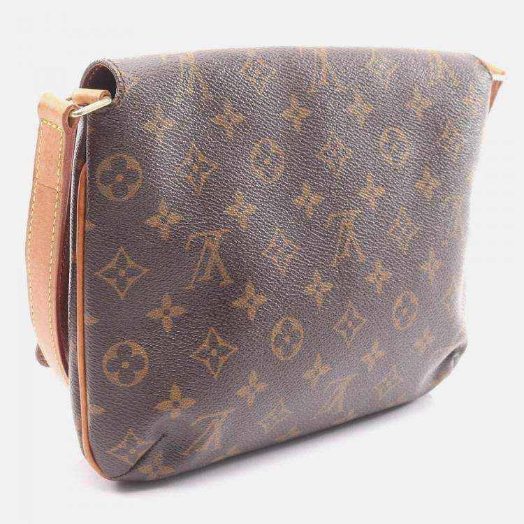 Pre Owned Louis Vuitton Musette Tango Long Strap Shoulder Bag  Monogram
