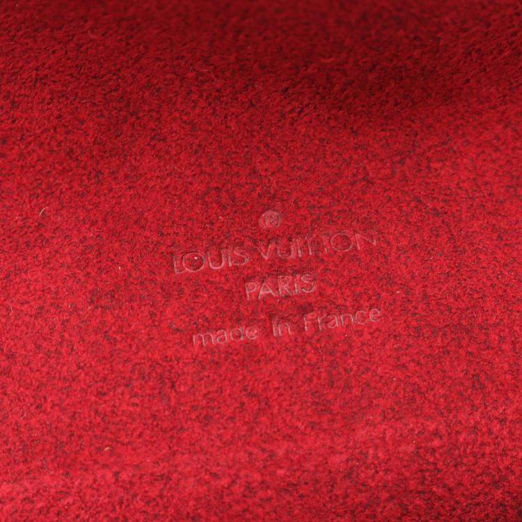 Pre Owned Louis Vuitton Sonatine Handbag  Monogram Canvas Leather Brown