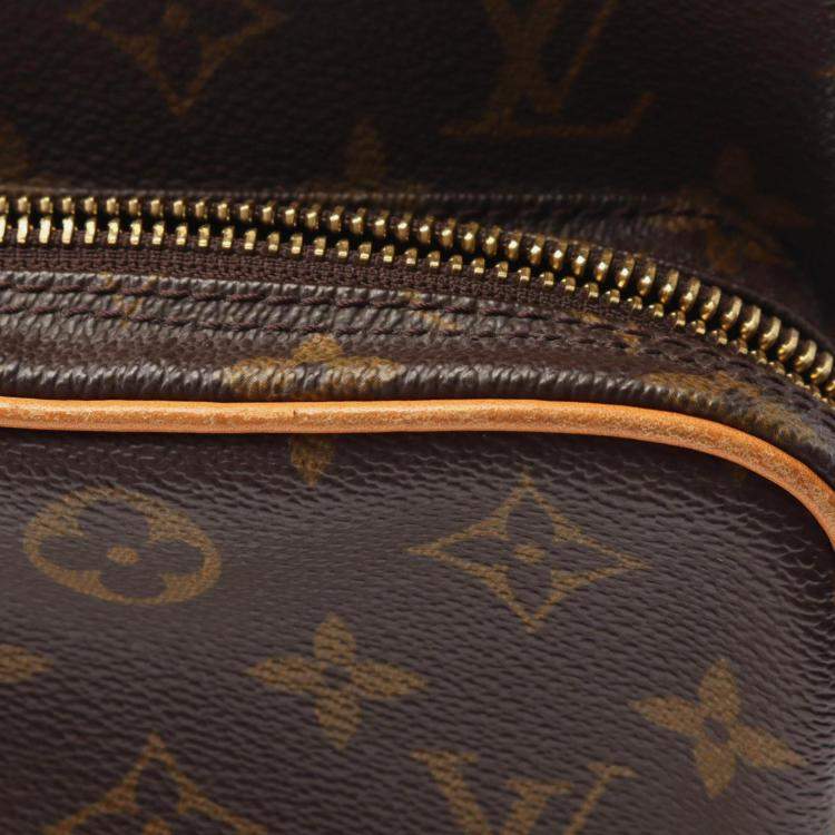 Pre Owned Louis Vuitton Amazon Shoulder Bag  Monogram Canvas Leather Brown