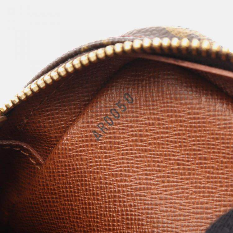 Pre Owned Louis Vuitton Amazon Shoulder Bag  Monogram Canvas Leather Brown