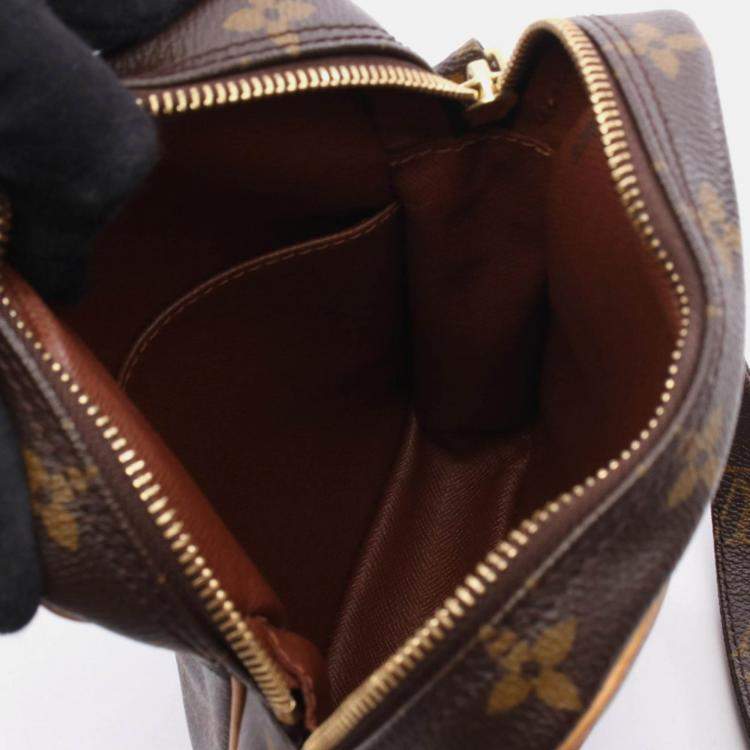 Pre Owned Louis Vuitton Danube Shoulder Crossbody Bag  Monogram Canvas
