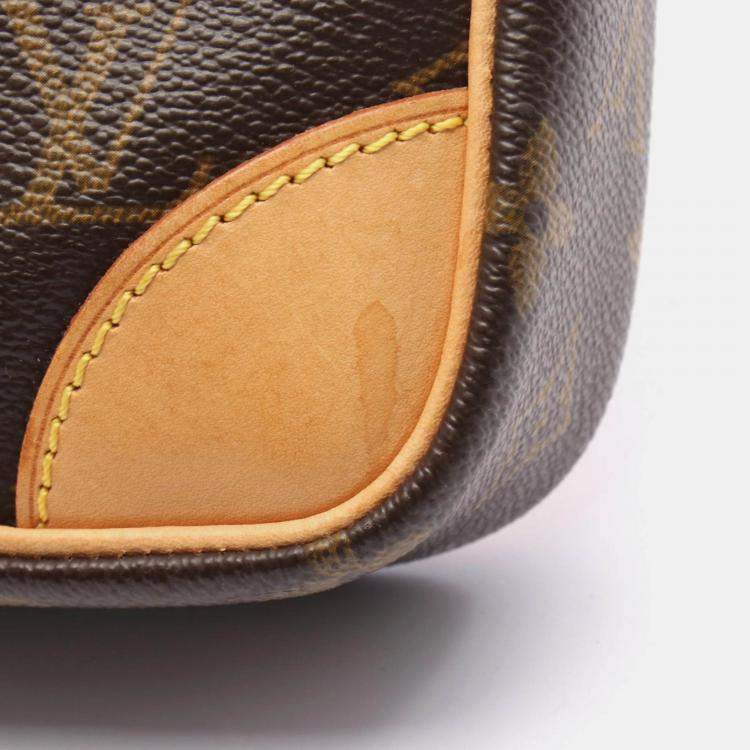 Pre Owned Louis Vuitton Danube Shoulder Crossbody Bag  Monogram Canvas